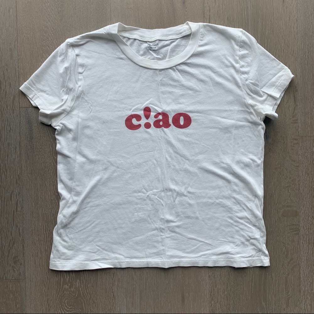 Madewell ciao tee XS